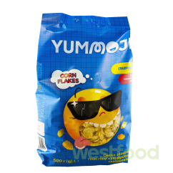 Пластівці кукурудзяні глазур.500г Yummoji /уп.8шт/