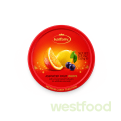Льодяники Kalfany 150г Assorted Fruit фруктові ж/б/в уп.10 шт/