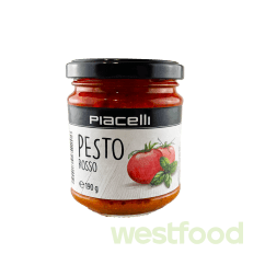 Соус Pesto Piacelli Rosso 190г /в уп.12шт/