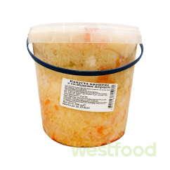 Капуста квашена з солодким перцем 3кг Чудова марка