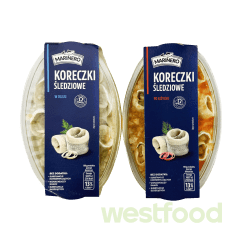 Оселедець рулетами Marinero 250г лоток в асорт. /уп.12шт/