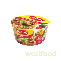 Локшина ш.п. Reeva зі см. Яловичини Чаша 75г /уп.24шт/