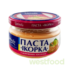 Паста Veladis Ікорка з копченим лососем 160г /в уп.12шт/