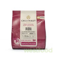 Шоколад у каллетах 400г Ruby RB1  Callebaut