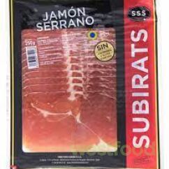 Хамон Subirats JAMON SERRANO нарізка 250 г / в уп.12шт/