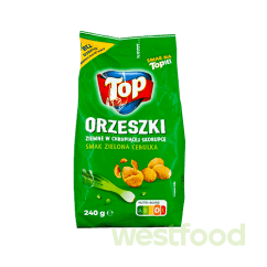 Арахіс в хрусткій оболонці ТОР 240г цибуля /в уп.21шт/