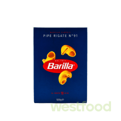 Макарони BARILLA 91 Pipe rigate Ріжки 500г/в уп.12шт/