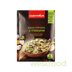 Каша гречана з грибами 40г Добродія /уп.25шт/