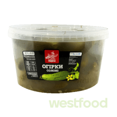 Огірки солоні 3кг/5кг Чудова марка