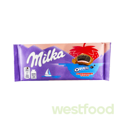 Шоколад Milka  92г Oreo Strawberry /в уп.17шт/