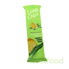 Чіпси "Long Chips" Сир та молода цибуля 75г/в уп. 20шт./