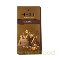 Шоколад HEIDI 80г молочн. карамеліз.горіхи /в уп.20шт/