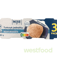 Тунець NIXE у вл.соку 3шт*80г /уп.30шт/