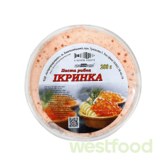 Паста рибна Ікринка з копч.лососем 200г /уп.12шт/Інтерпродсервіс