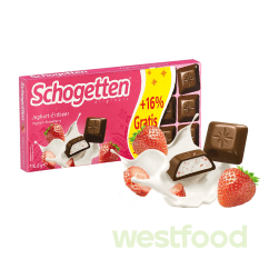 Шоколад Schogetten Joghurt-Erdbeer 116,6г