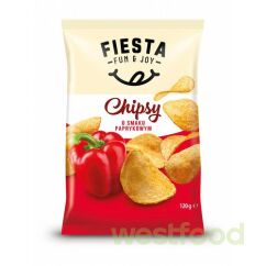 Чіпси Fiesta паприка 120г /в уп.20шт/