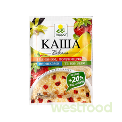 Каша Терра 38г Вівсяна з бананом та полуницею /в уп.12шт/