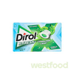 Жувальна гумка Dirol X-Fresh свіжість м'яти 19,5г /уп.16шт/