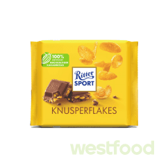 Шоколад Ritter Sport Knusperflakes 100г, шт /в уп.10шт/