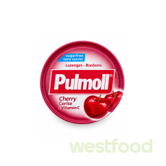Льодяники Pulmoll 45г Вишня без цукру ж/б/в уп.10 шт/