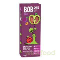 Цукерки Bob Snail яблучно-сливові 30г