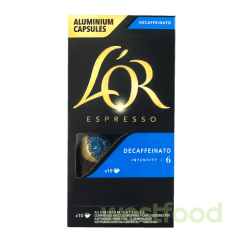 Кава в капсулах L'OR Decaffeinato 52г/уп.20шт/