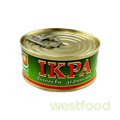 Ікра лососева зерниста Нерест 100г ж/б