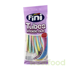 Жув.цукерки Fini 80г Веселкові трубочки навиворіт /уп.12шт/