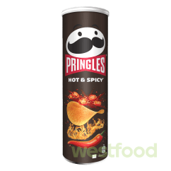 Чіпси Pringles 165г Hot&Spisy /в уп.19шт/