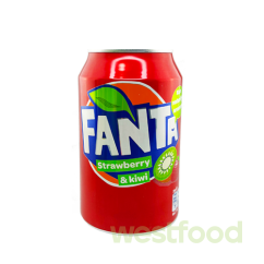 Напій Fanta 330мл Strawberry&Kiwi /в уп.24шт/