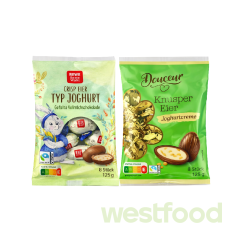 Шоколадні яйця 125г Douceur/Rewe Beste Wahl в асорт.