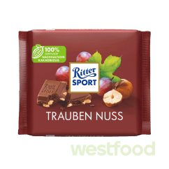 Шоколад Ritter Sport Trаuben nuss 100г