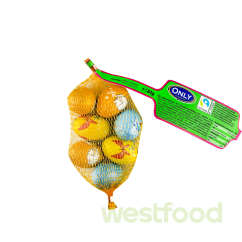 Шоколадні яйця Only сітка 84г /в уп.26шт/