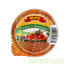 Паста з лосося M&K лагідна 130г /в уп.12шт/