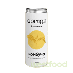 Напій Комбуча Spraga 330мл ж/б Класична /уп.12шт/