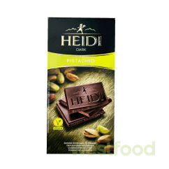 Шоколад HEIDI 80г чорний з фісташкою /уп.28шт/