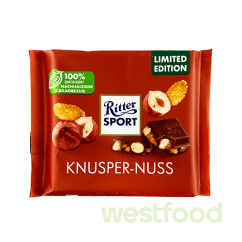 Шоколад Ritter Sport Knusper-nuss 100г, шт /в уп.10шт/