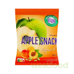 Чіпси яблучні Garden Gadz 40г Apple Snack Apricot/в уп.20шт/