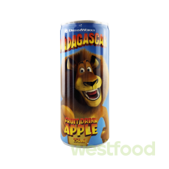 Напій б/а Madagaskar Fruit Drink Apple 250мл ж/б /в уп.24шт/
