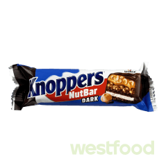 Батончик Knoppers 40г NutBar Dark /уп.24шт/