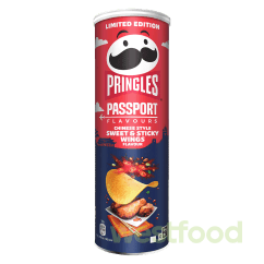 Чіпси Pringles 165г PASS ChineseStyle Sweet&StickyWings  /в уп.19шт/