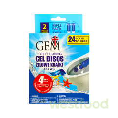 Засіб для туал.Гель GEM 2шт*75мл ЗАПАСКА в асорт.