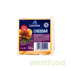 Сир тостовий 350г Lactima Cheddar /уп.6шт/