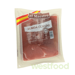 Хамон Maestro Jamon Curado нарізка 500г /в уп.7 шт/