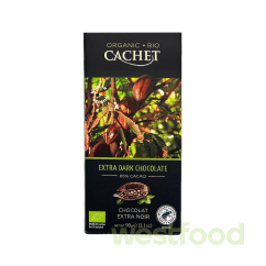 Шоколад Cachet 90г Organic Extra Dark 85%/в уп.12шт/