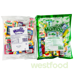 Жув.цукерки Mamba Mix 795г пакет /уп.10шт/
