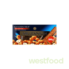 Шоколад Millennium Gold 100г мол.лісовий горіх /уп.25шт/