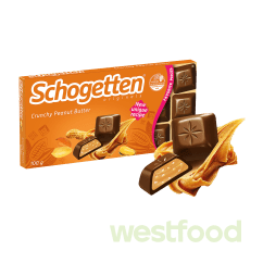 Шоколад Schogetten Crunchy peanut butter 100г