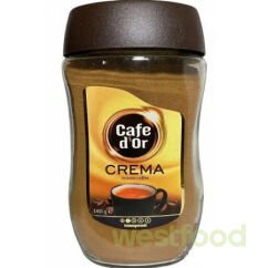 Кава розчинна Cafe D'OR Crema 160г скло /в уп.6шт/