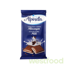 Шоколад Alpinella Молочна начинка 100г /в уп.19шт/